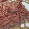 Mauve Colour Space Silk Party Wear Sarees Bulk Orders In India Kc 785